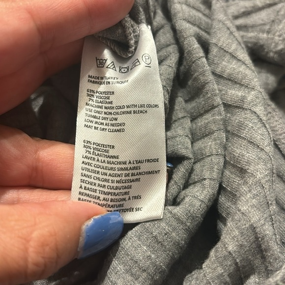 Urban outfitters Out From Under gray ribbed crew stretch bodysuit Size Small - Picture 6 of 6